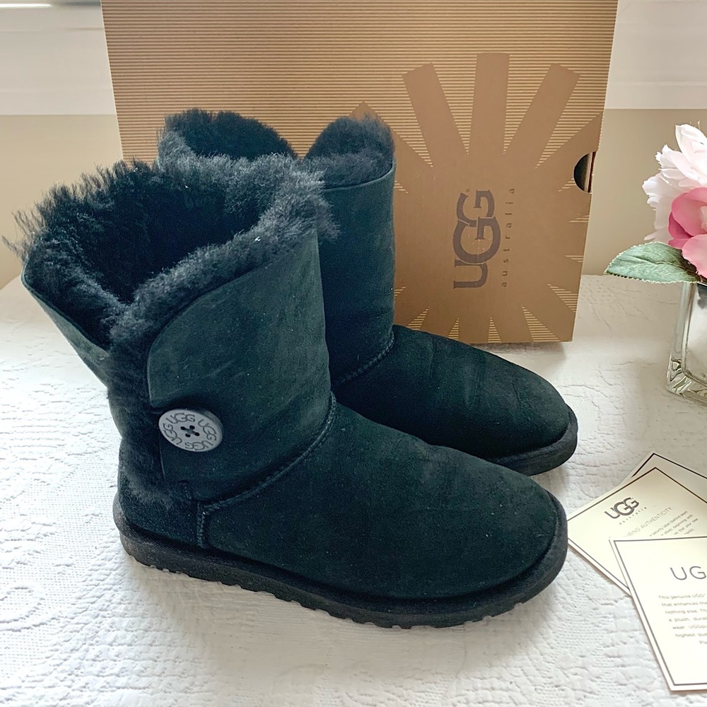 Ugg Bailey Button Shearling Boots - image 1